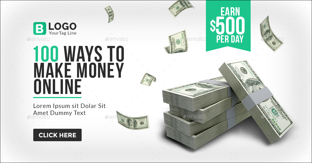 click banners make money